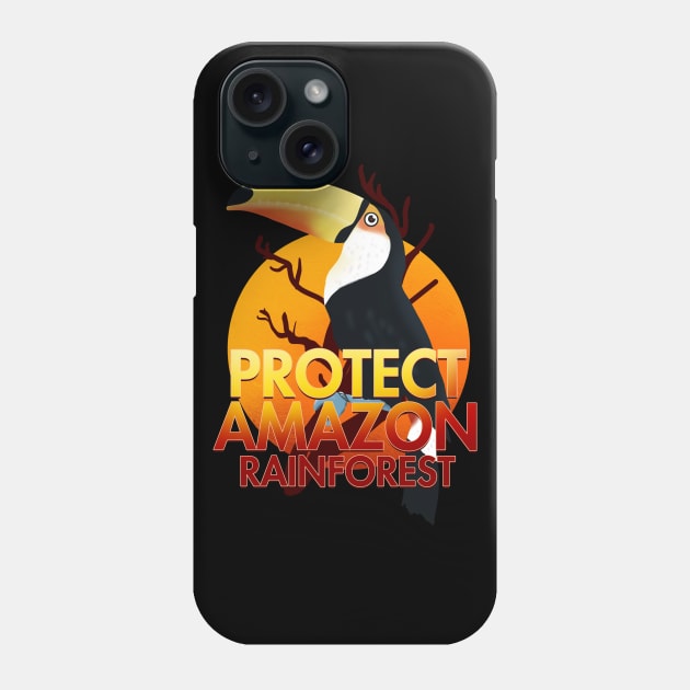 Protect Amazon Rainforest Phone Case by santelmoclothing