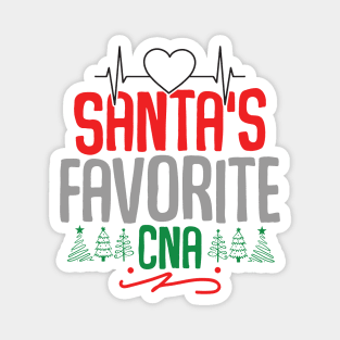 santas favorite cna Magnet