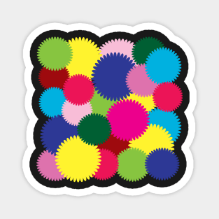 Rainbow Bubbles Magnet