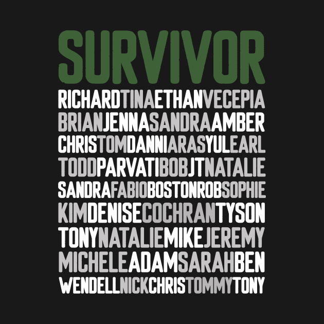 all winners survivor by disfor