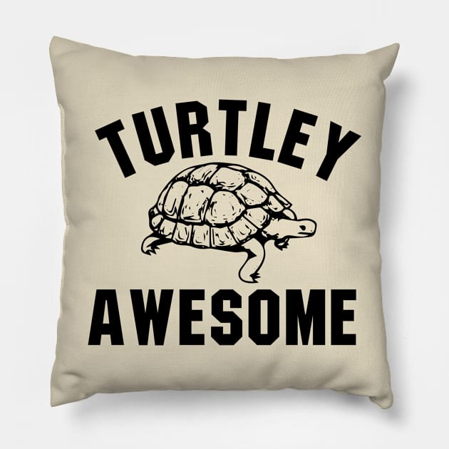 Turtley Awesome Pillow by sewwani