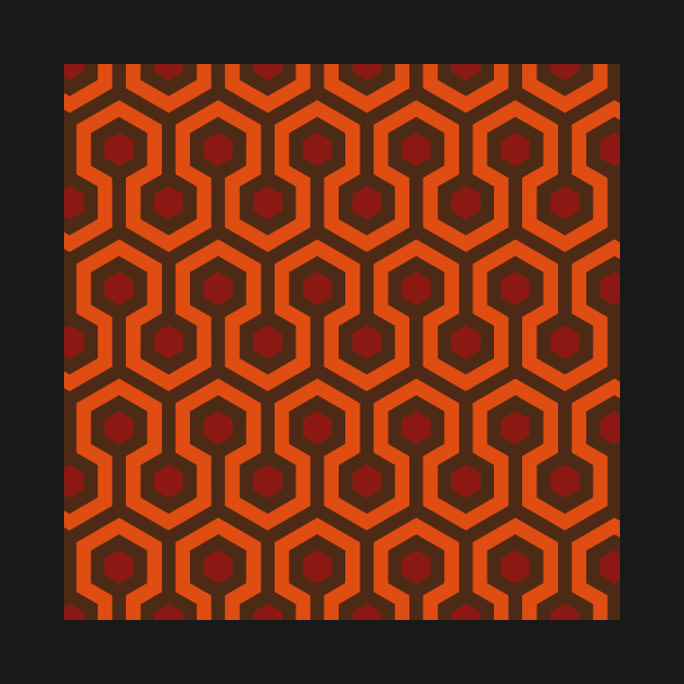 Hix's Hexagon carpet print by Gothenburg Print