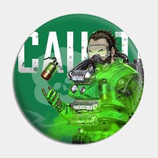 Apex Legends - Caustic Middle T-Shirt Pin