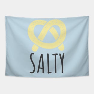 Salty Attitude Pretzel Tapestry