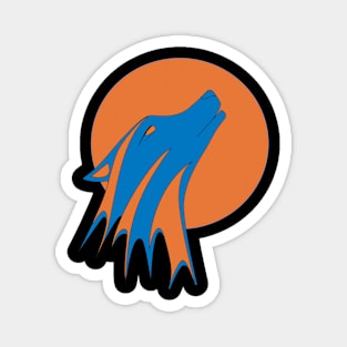 Howl Blue and Orange Magnet