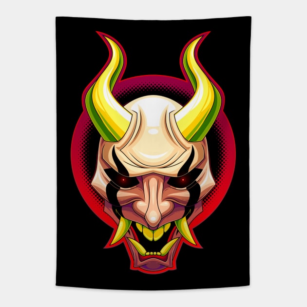Laughing Demon Tapestry by ArtisticDyslexia
