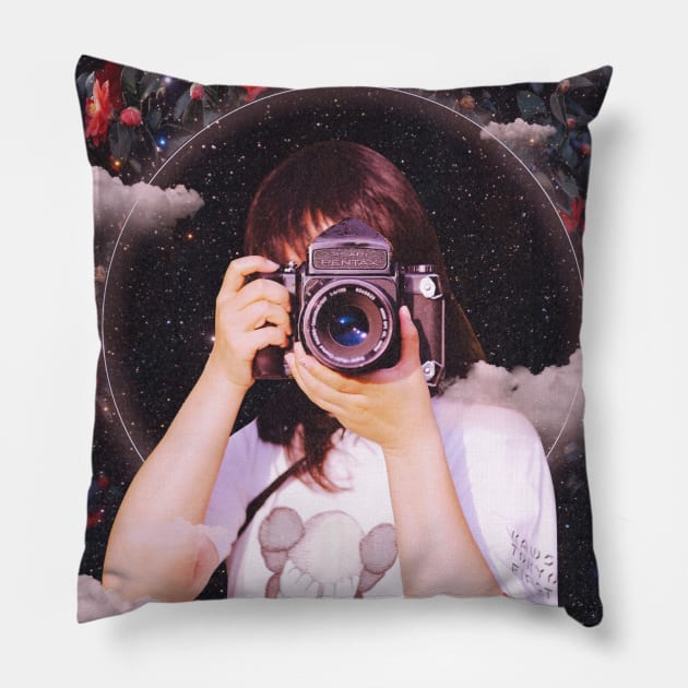 Cosmic Capturer Pillow by RiddhiShah