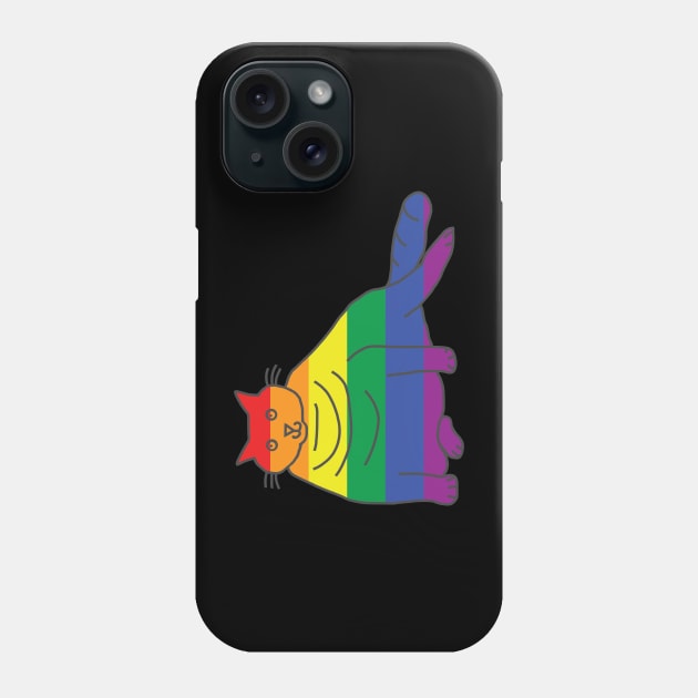 Chonk Cat Pride Phone Case by ellenhenryart