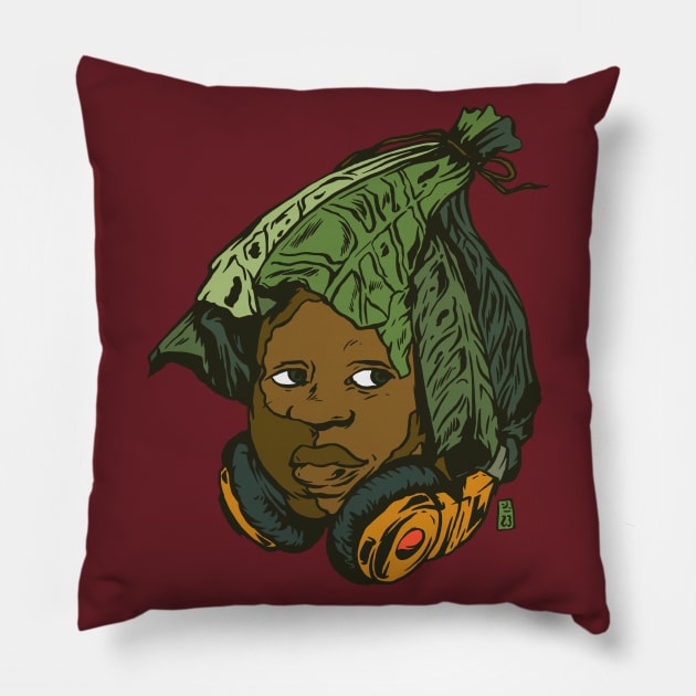 African Beats Pillow by Thomcat23