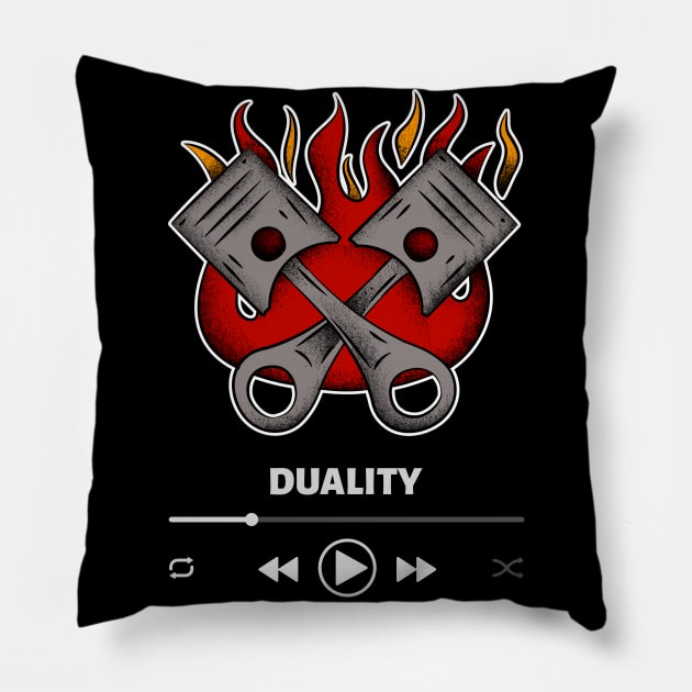 Fire Piston Pillow by Z1