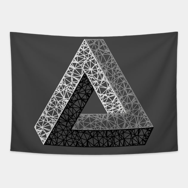 Impossible Triangle Tapestry by TRIME