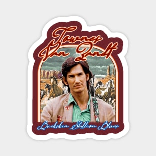 Townes Van Zandt Retro Buckskin Stallion Magnet