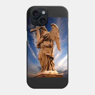 Angel with the Cross Phone Case