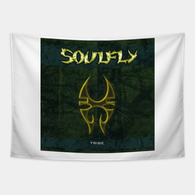 Soulfly Tribe Album Cover Tapestry by fancyjan