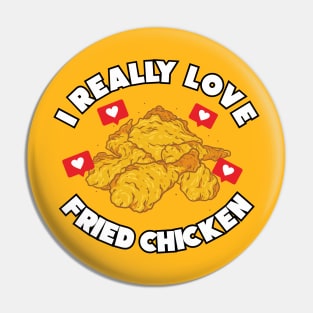 Love Fried Chicken Pin