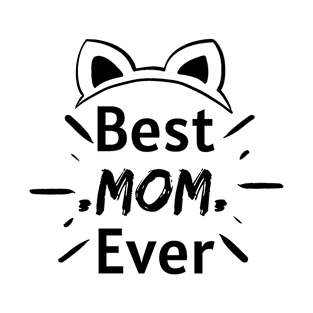 Best mom ever cute cat T-Shirt