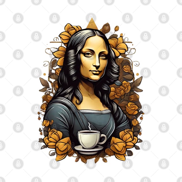 Mona Lisa Coffe time by Dandeliontattoo