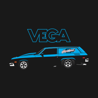 Blue Vega Pro Stock Panel Delivery T-Shirt