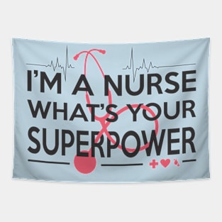 NURSE SUPERPOWER Tapestry