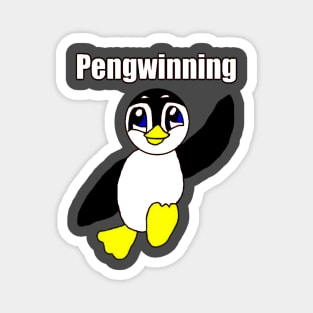 Cute Penguin Pengwinning Magnet