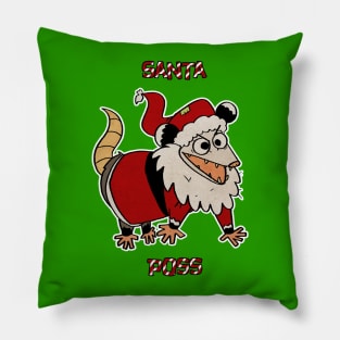 Santa Poss Pillow