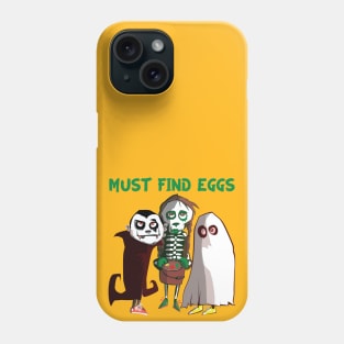 Scary Easter Apparel Zombie Must Find Eggs Phone Case