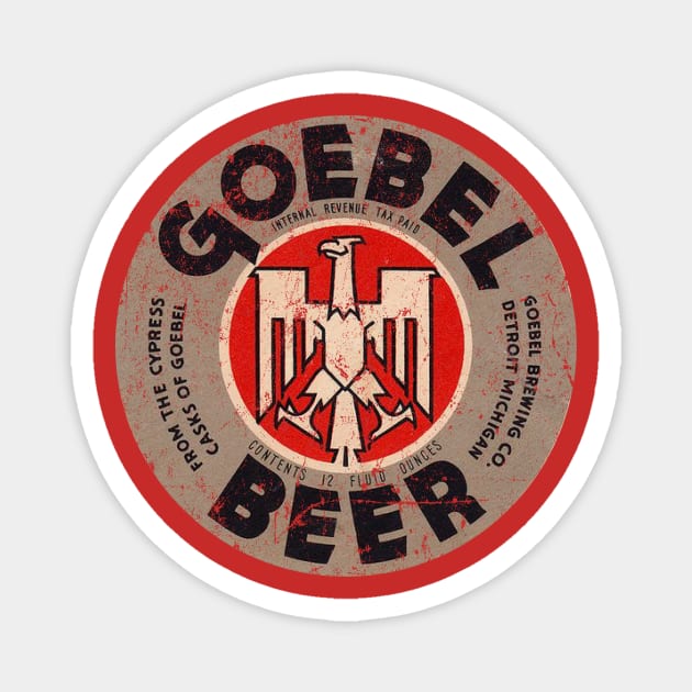 Goebel Beer Magnet by MindsparkCreative