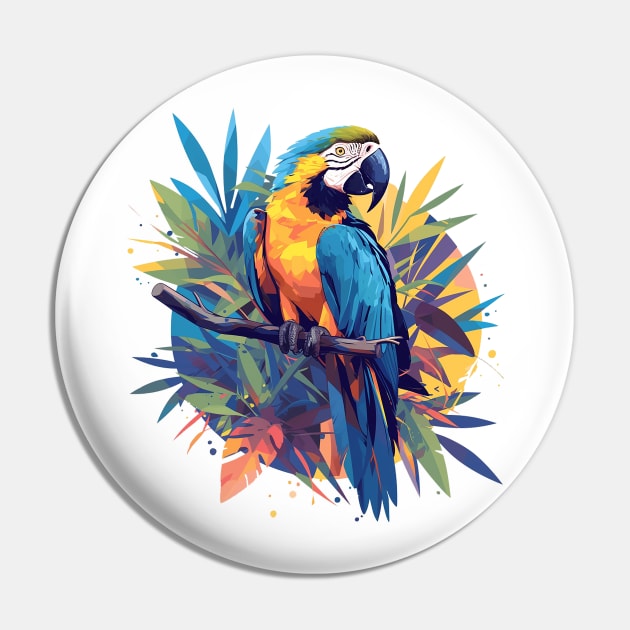 macaw Pin by StevenBag