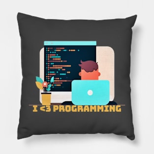 I love programming - V3 Pillow