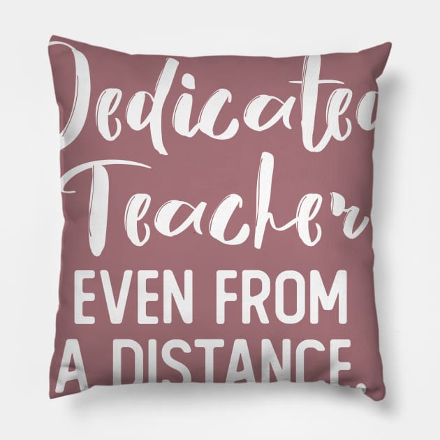 Teacher Quarantine Quote Pillow by EbukaAmadiObi19