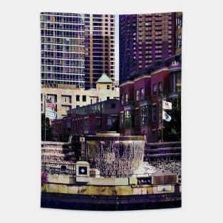 Chicago IL - Centennial Fountain Tapestry