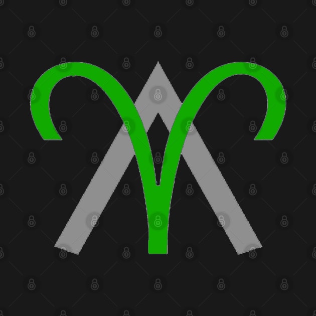 Green Anthony Aries Logo by FBW Wrestling 