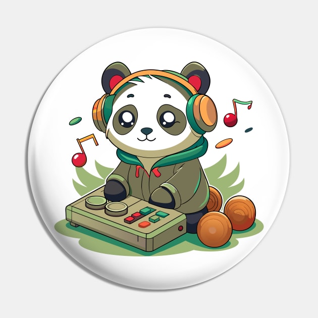 cute panda playing dj music Pin by Shapwac12