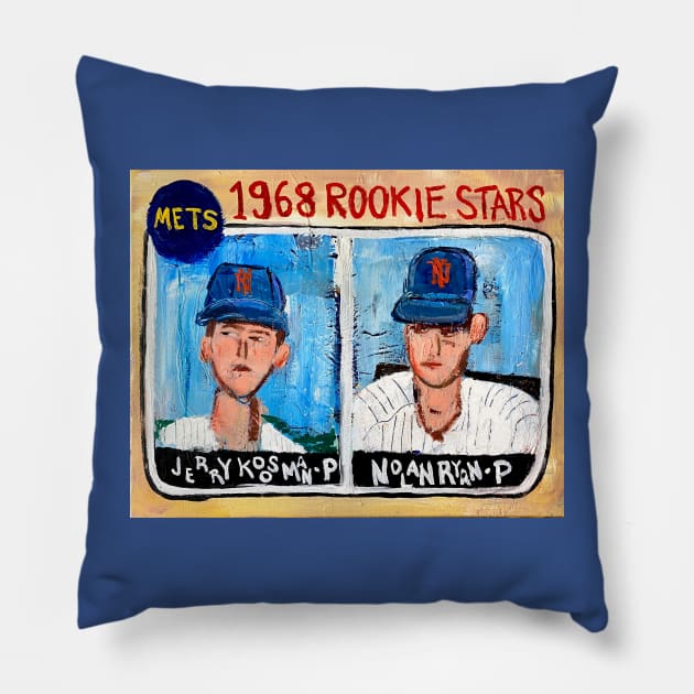 Nolan Ryan Pillow by ElSantosWorld