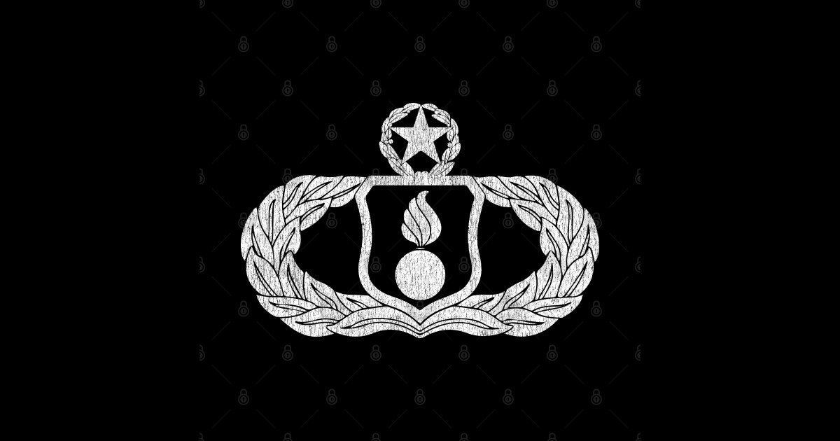 USAF AMMO Badge Master Usaf Ammo Sticker TeePublic