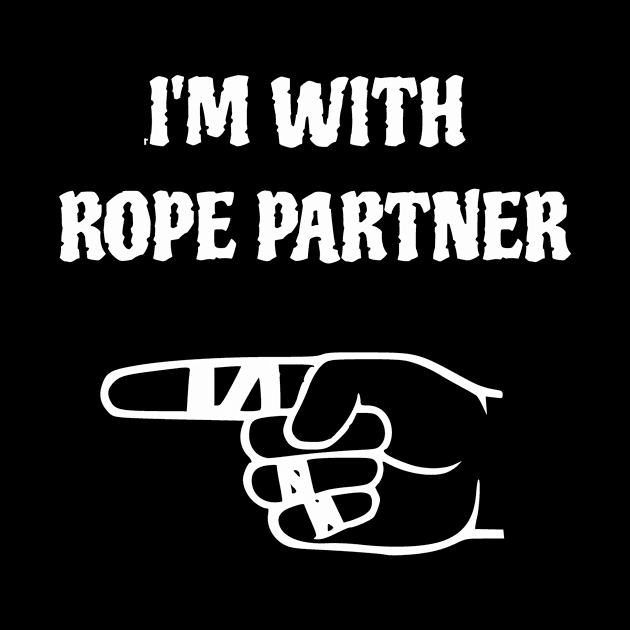 I'm with Rope Partner by Birding_by_Design