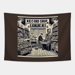 Record shop Tapestry