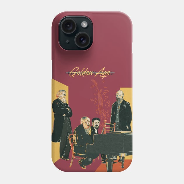 LEGENDARY RUSSIAN WRITERS Phone Case by KirmiziKoi