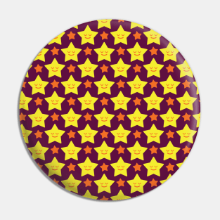 Cute Stars Seamless Pattern 021#001 Pin