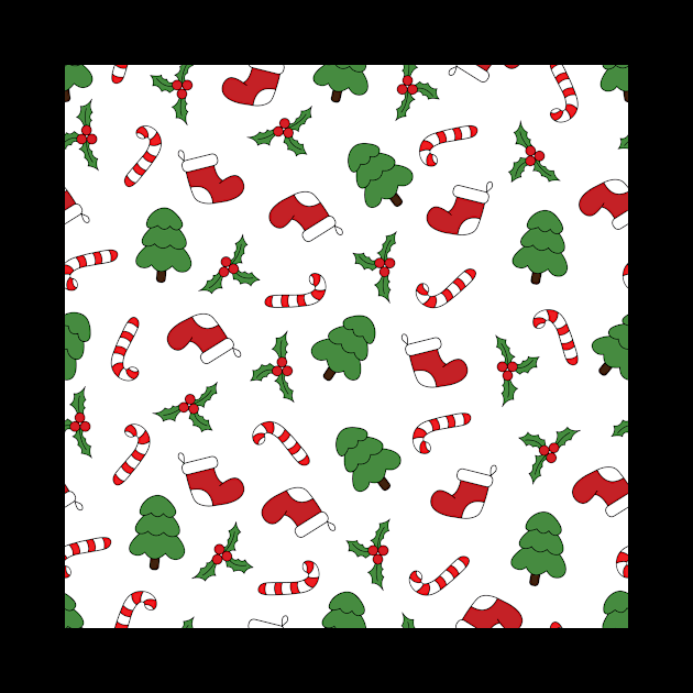 Christmas pattern by Ulka.art