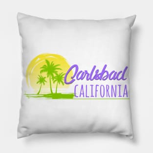 Life's a Beach: Carlsbad, California Pillow