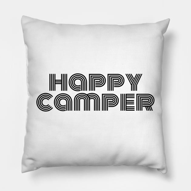 Happy Camper Pillow by marissasiegel