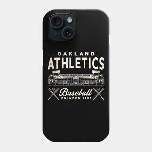 Oakland A's Stadium by Buck Tee Phone Case