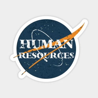 Human Resources Space Vintage Magnet