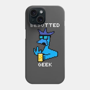 Blue Zombie white Phone Case