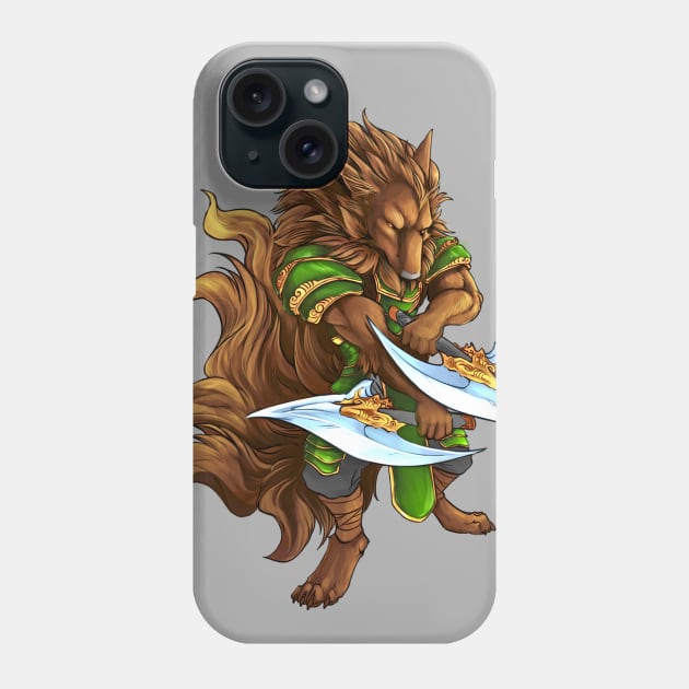 Tribal Wolf Phone Case by Dragonpunk