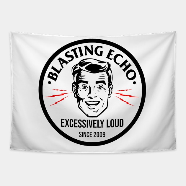 BLASTING ECHO Excessively Loud b&w Tapestry by BlastingEcho