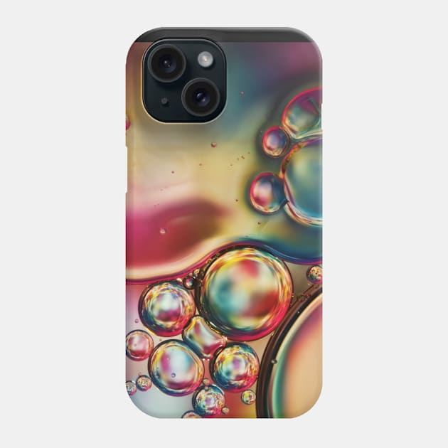 Bubblicious Rainbow Abstract Phone Case by SharonJ