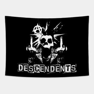 descen skeleton punk Tapestry