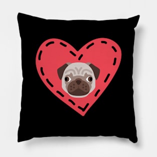 Dog in my heart/Love dog Pillow